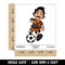 Water Bottle Sticker Set Soccer Boy Ball Sports Kid Cute Waterproof Vinyl Stickers Pack Decal, Skateboard, Laptop, Car, Window, Bumper - 5 Pack